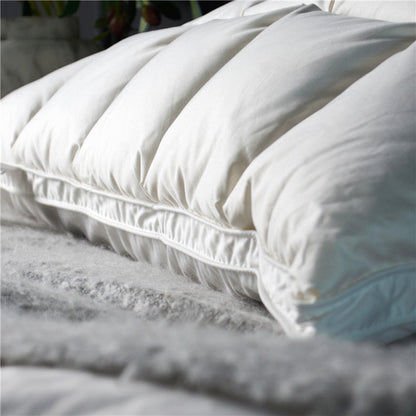 Soft Down Pillow Set 2 Pack Cotton Cover
