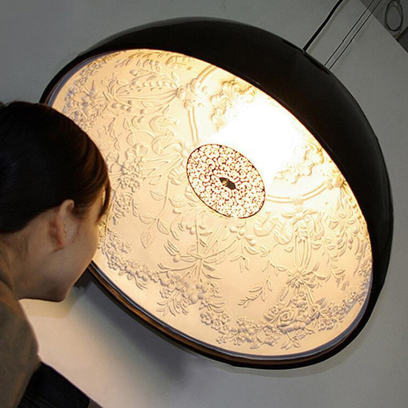Luxury Glass Crystal Semi Flush Ceiling Light