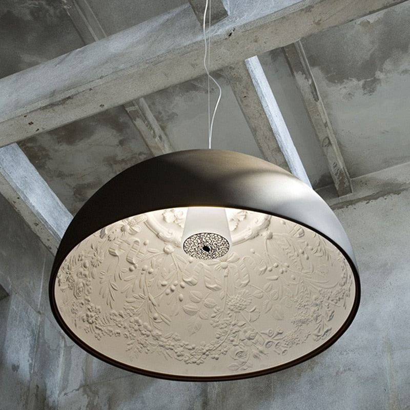 Luxury Glass Crystal Semi Flush Ceiling Light
