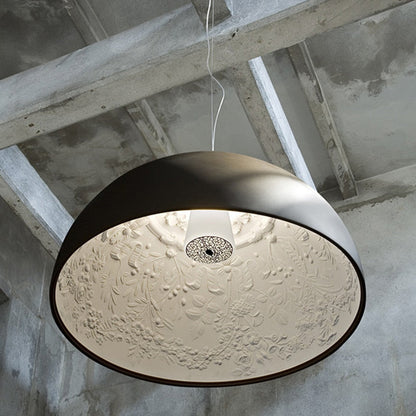 Luxury Glass Crystal Semi Flush Ceiling Light