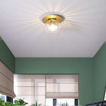 Classic Round Metal Ceiling Lamp
