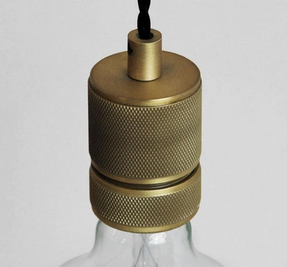 Rustic Metal Plug-In Wall Lamp