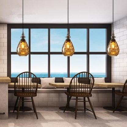 Sleek Glass Pendant Light in Scandinavian Design