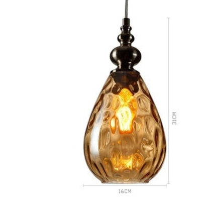 Sleek Glass Pendant Light in Scandinavian Design