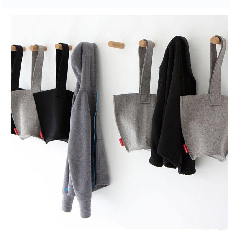 Stylish Wooden Wall Mounted Coat Rack Various Sizes
