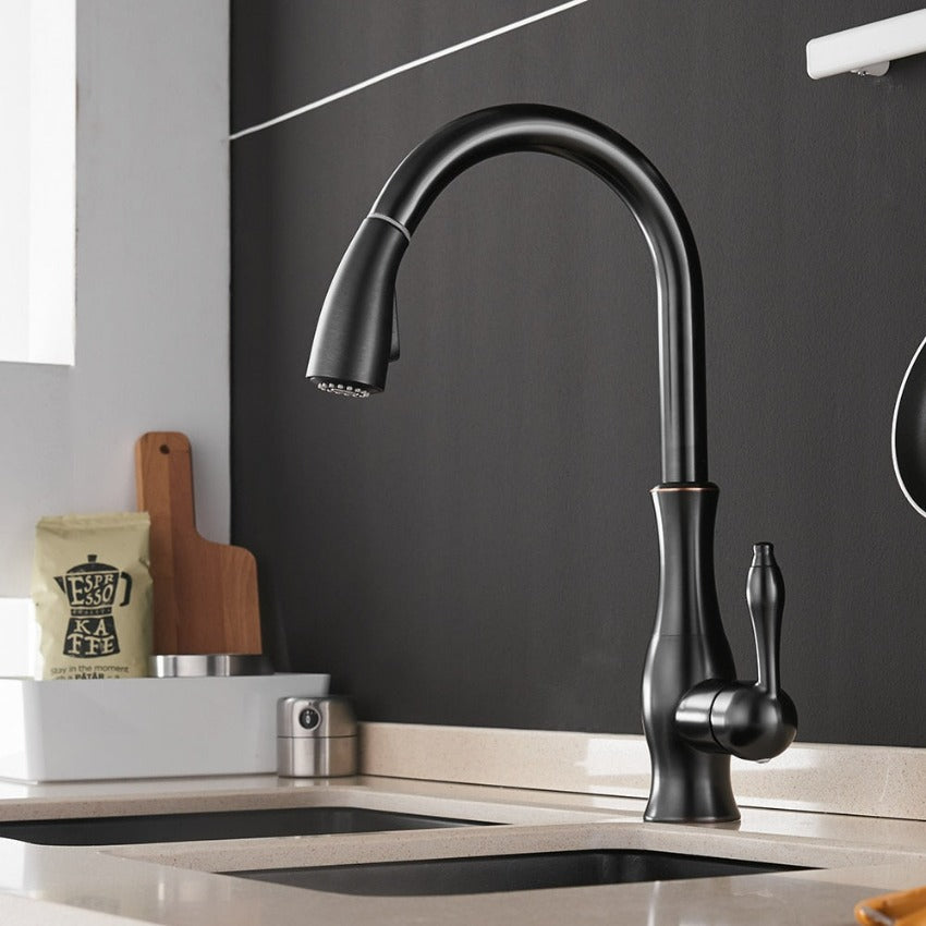 Heavy Duty Pull Out Kitchen Sink Faucet