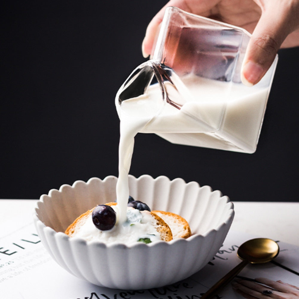 Glass milk carton-4