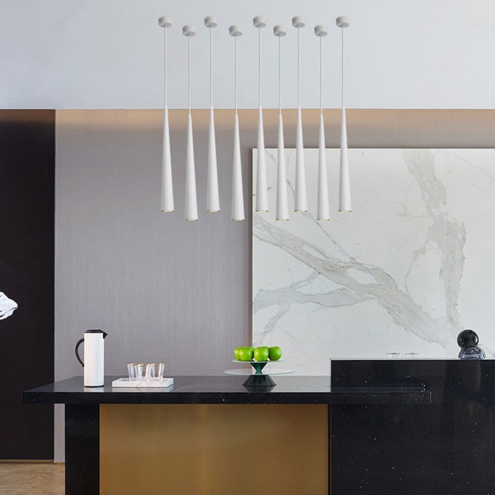 Sleek Metal LED Hanging Light