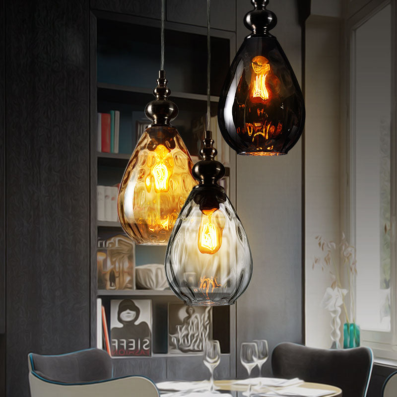 Sleek Glass Pendant Light in Scandinavian Design - Lusomart