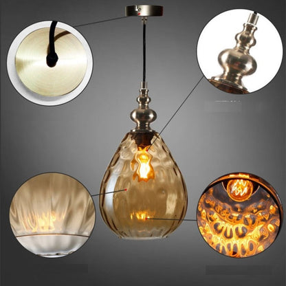 Sleek Glass Pendant Light in Scandinavian Design