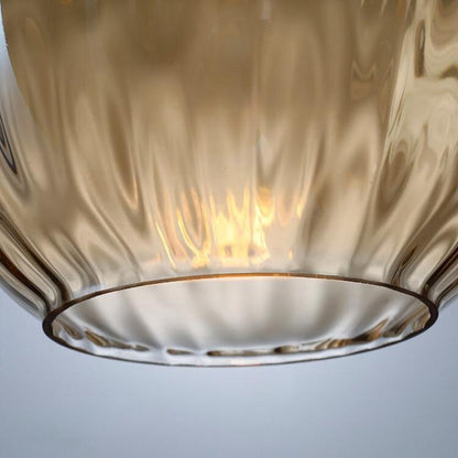 Sleek Glass Pendant Light in Scandinavian Design