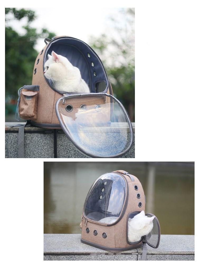 Cosy Galaxy Cat Carrier Backpack for Pet Travel