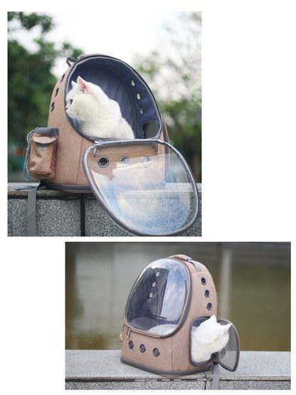 Cosy Galaxy Cat Carrier Backpack for Pet Travel