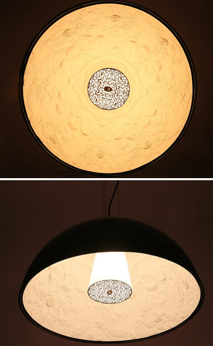 Luxury Glass Crystal Semi Flush Ceiling Light