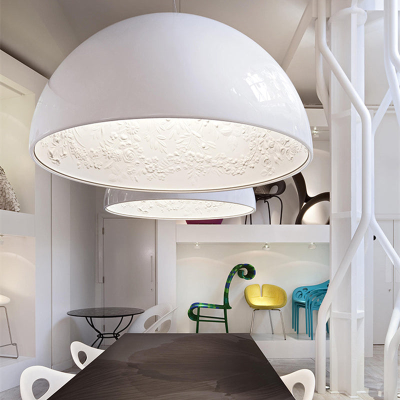 Luxury Glass Crystal Semi Flush Ceiling Light