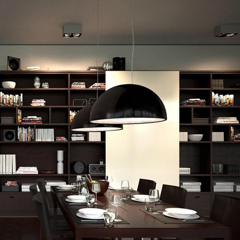 Luxury Glass Crystal Semi Flush Ceiling Light