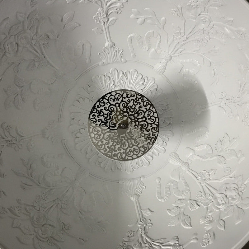 Luxury Glass Crystal Semi Flush Ceiling Light