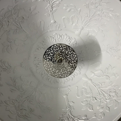 Luxury Glass Crystal Semi Flush Ceiling Light