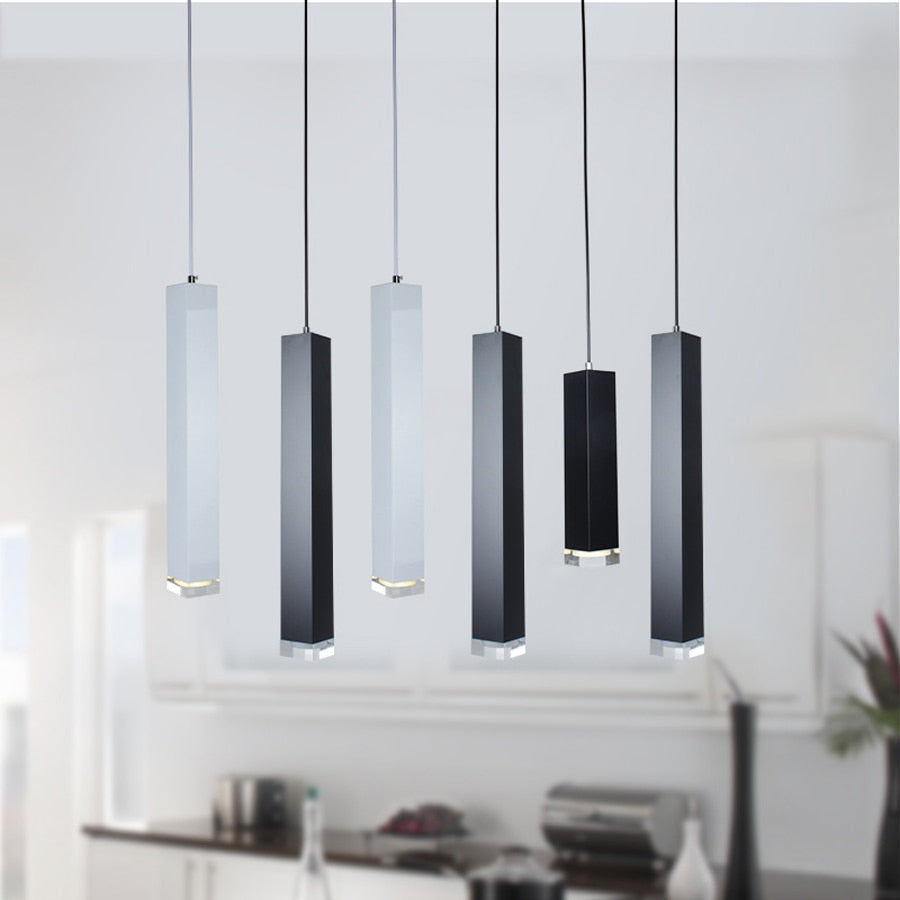 Modern Dimmable Aluminum LED Pendant Light Fixture - Lusomart