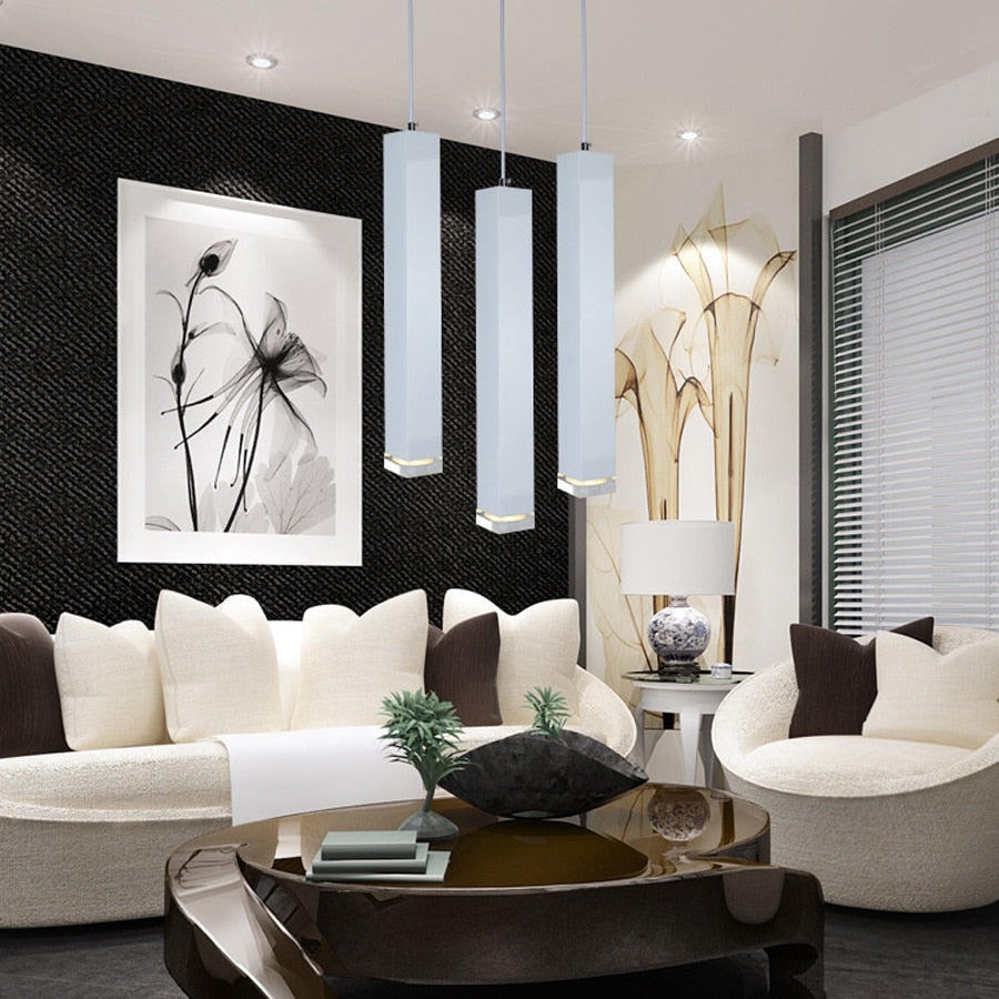 Modern Dimmable Aluminum LED Pendant Light Fixture