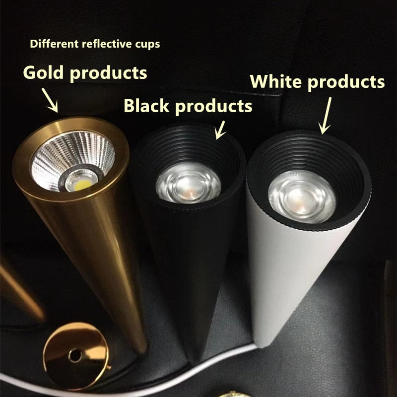 Sleek Metal LED Hanging Light