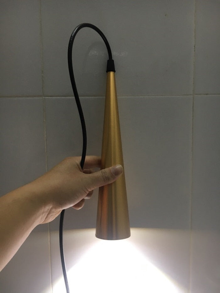 Sleek Metal LED Hanging Light