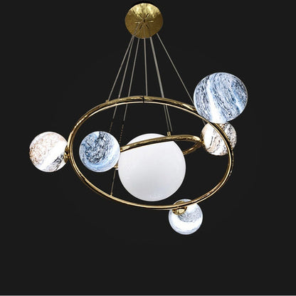 Stunning Glass Globe Pendant Light