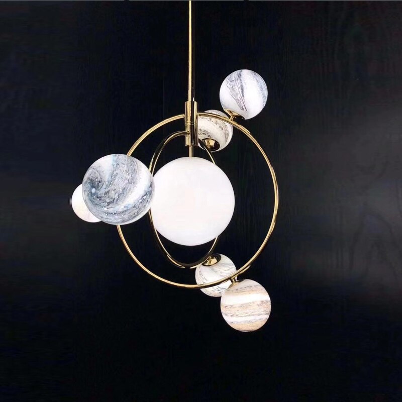 Stunning Glass Globe Pendant Light