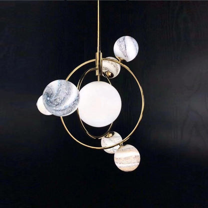 Stunning Glass Globe Pendant Light