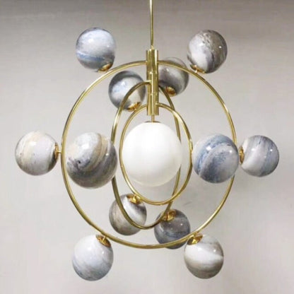 Stunning Glass Globe Pendant Light