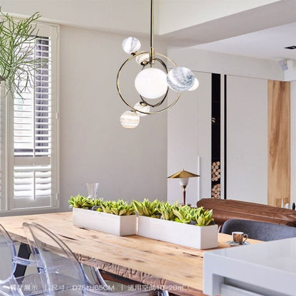 Stunning Glass Globe Pendant Light