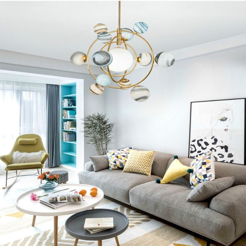 Stunning Glass Globe Pendant Light
