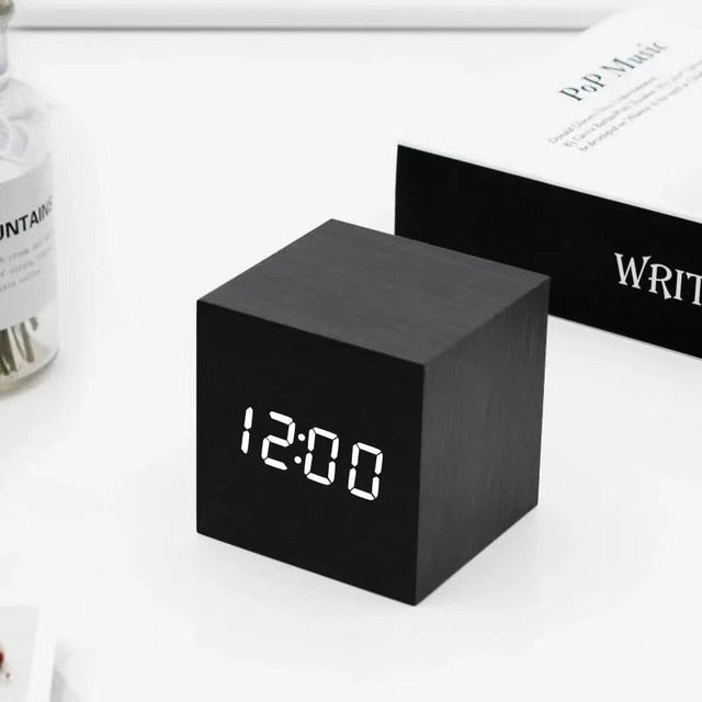 Smart LED Digital Alarm Clock with Sound Control