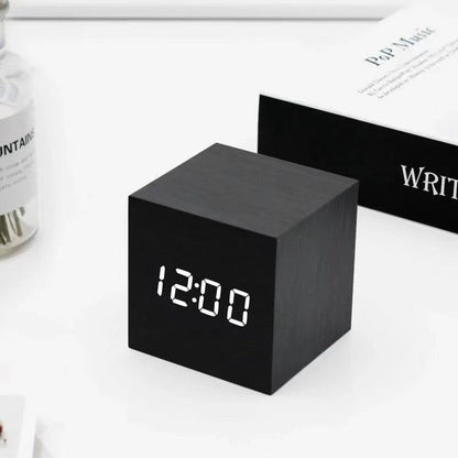 Smart LED Digital Alarm Clock with Sound Control