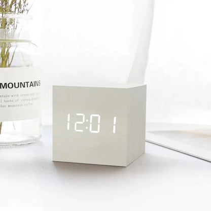Smart LED Digital Alarm Clock with Sound Control