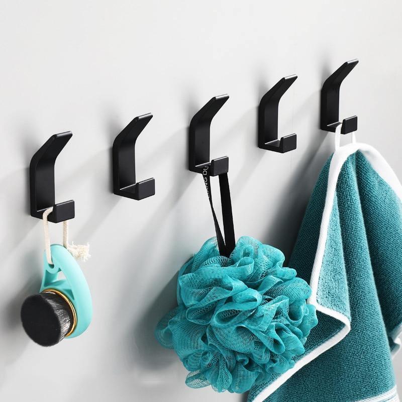 Simple Wall Mount Hooks for Entryway Organization