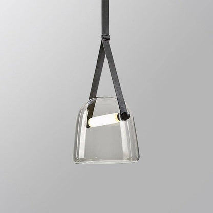 Rustic Metal Pendant Lamp with Brown Cord