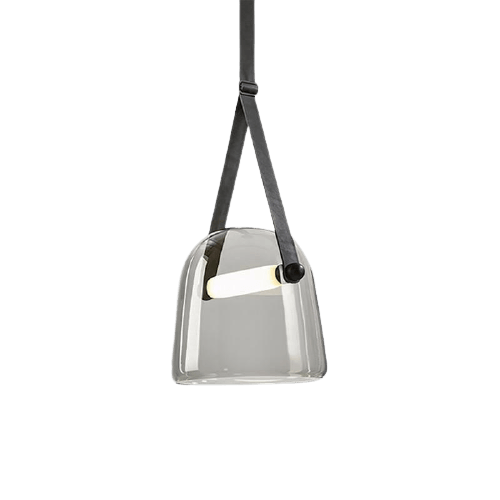 Rustic Metal Pendant Lamp with Brown Cord - Lusomart