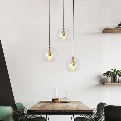 Bright Crystal Glass LED Pendant Light