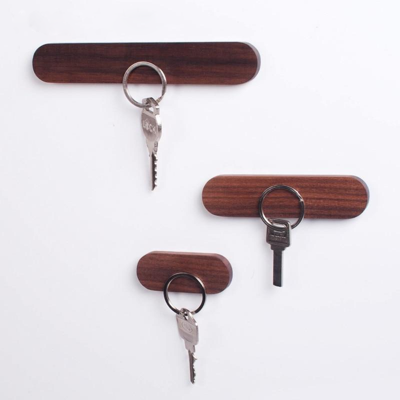 Stylish Wooden Key Holder with Magnets - Lusomart
