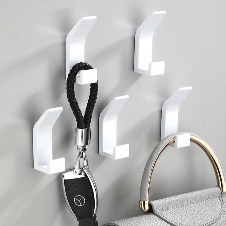 Simple Wall Mount Hooks for Entryway Organization