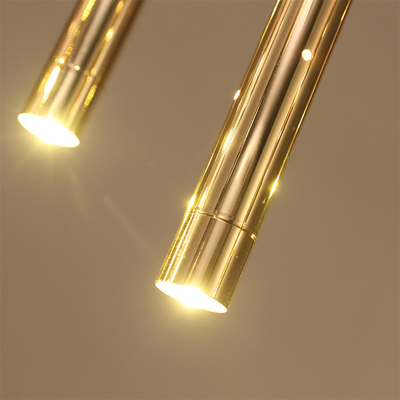 Elegant Long Crystal Pendant Light