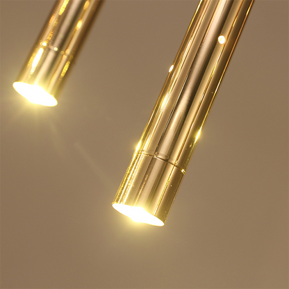 Elegant Long Crystal Pendant Light
