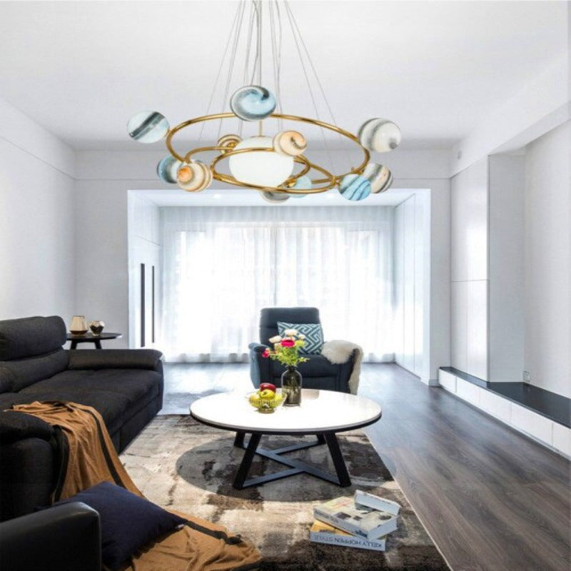 Stunning Glass Globe Pendant Light