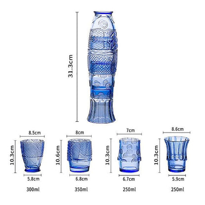 Stackable koi fish glasses-6