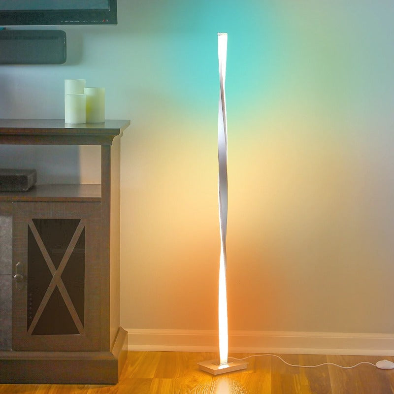 Stylish Twist LED Floor Light
