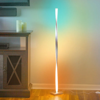 Stylish Twist LED Floor Light