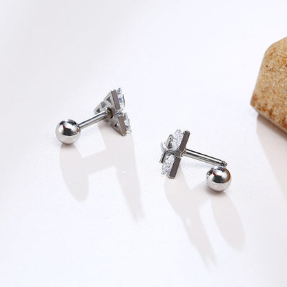 Simple Geometric Drop Earrings for Daily Wear