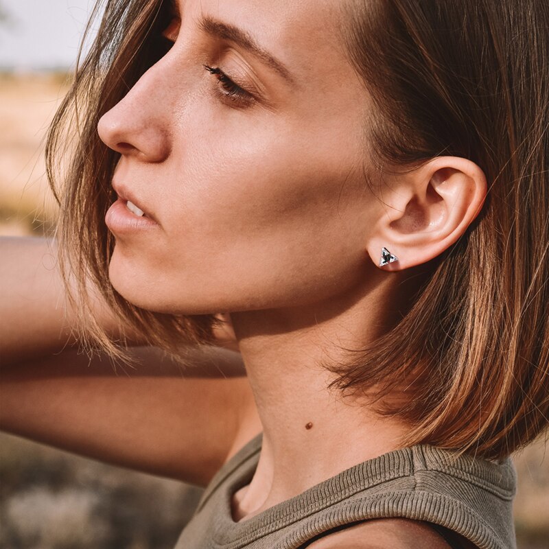Simple Geometric Drop Earrings for Daily Wear