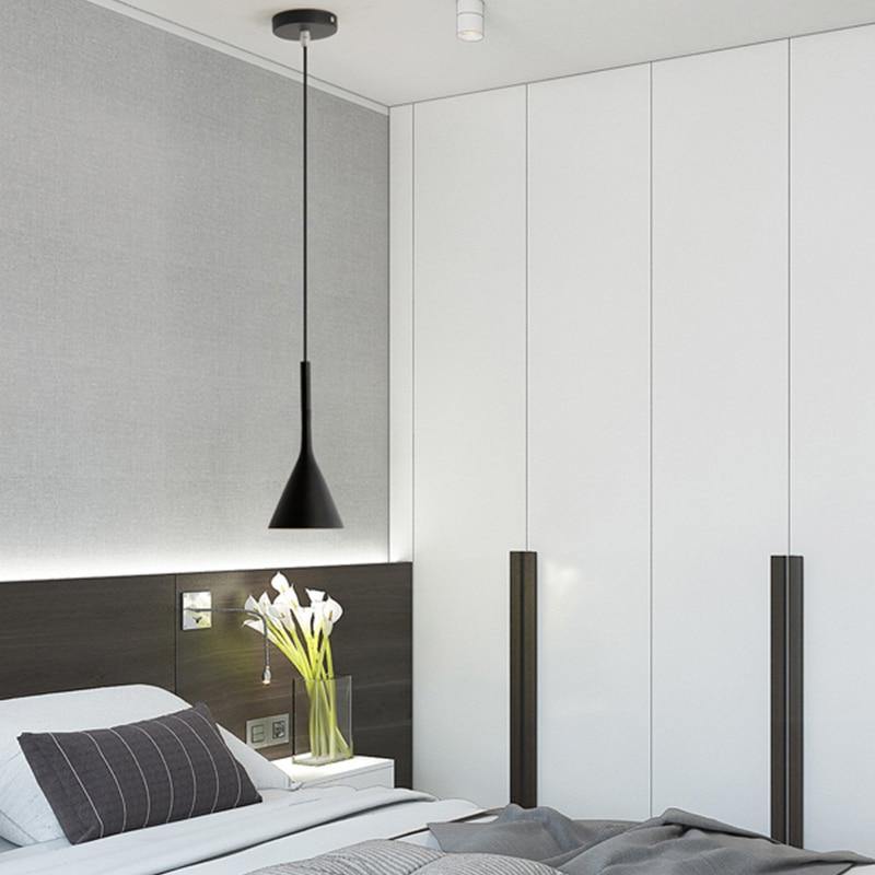 Scandinavian Glass Cone Pendant Light